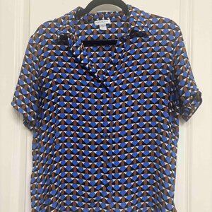 Carolina Belle Women's Button-Down Chiffon Blouse